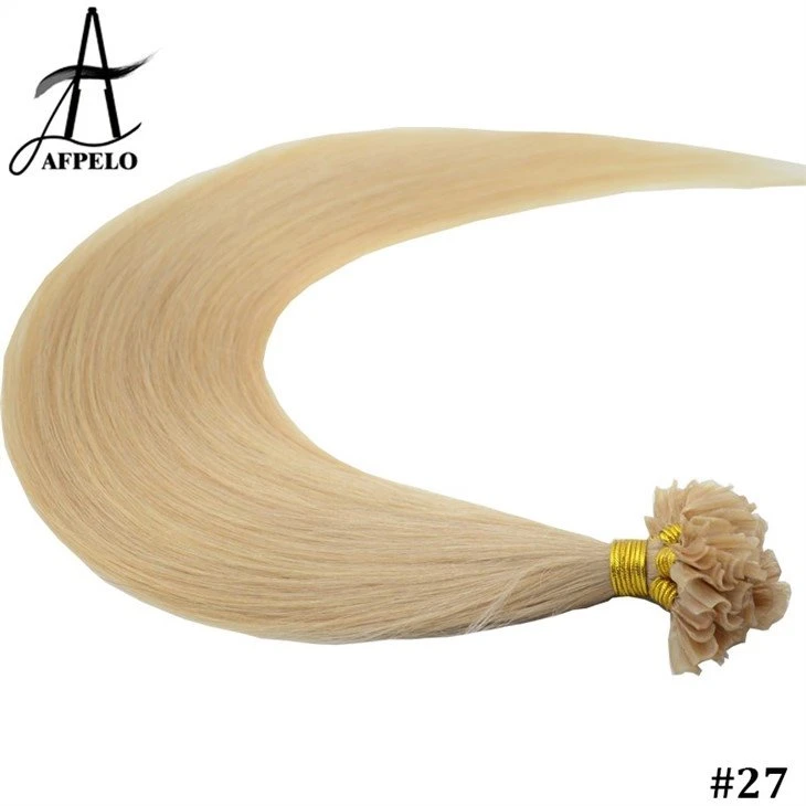 u tip Virgin human hair extensions