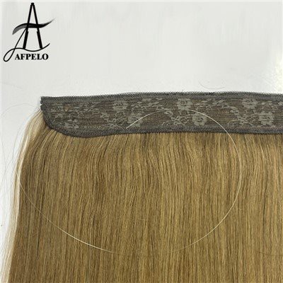 Curly Halo Tib neeg plaub hau Extensions