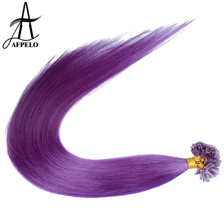 Keratin U Tip Human Hair Extensions