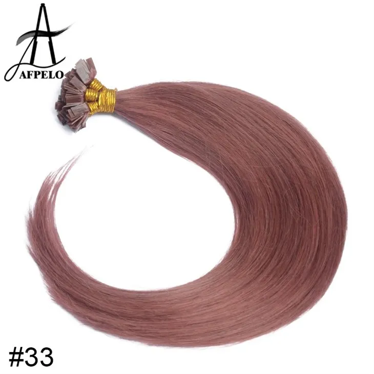 Seamless flat tip hair extension